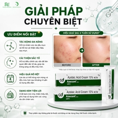 Azelaic Acid Cream 15% Azecont: Kem Điều Trị Mụn Trứng Cá, Giảm Thâm & Hiệu Chỉnh Sắc Tố Da