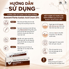 Azelaic Acid Cream 20% Azecont Forte : Giải Pháp Vàng Trị Mụn, Mờ Thâm & Trẻ Hóa Da