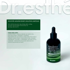 DR.ESTHE AZULENE RELIEF SOLUTION AMPOULE: Tinh Chất Làm Dịu & Kháng Viêm, Phục Hồi Da Mụn, Nhạy Cảm