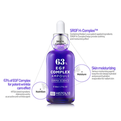Histolab 63% EGF Complex Ampoule – Tinh Chất Hỗ Trợ Làm Mờ Nếp Nhăn, Tăng Cường Độ Đàn Hồi Và Nuôi Dưỡng Da Tươi Trẻ