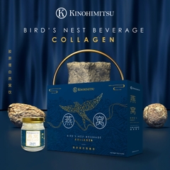 KINOHIMITSU BIRD’S NEST WITH COLLAGEN 75G / NƯỚC YẾN THƯỢNG HẠNG ĐẸP DA, CẢI THIỆN HÔ HẤP
