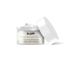 KLAPP Hyaluronic Triple Action Moisture Day + Night Cream: Kem Dưỡng Ẩm Đa Tầng, Phục Hồi Độ Đàn Hồi & Căng Bóng Da