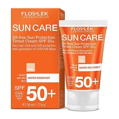 FLOSLEK SUN CARE OIL-FREE SUN PROTECTION TINTED CREAM SPF50+ / KEM CHỐNG NẮNG DÀNH CHO DA DẦU