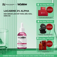 LACABINE 2% ALPHA ARBUTIN SERUM CREAM / KEM SERUM LÀM MỜ THÂM, ĐỀU MÀU, SÁNG DA