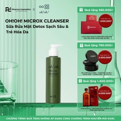 OH!OH! MICROX CLEANSER: Sữa Rửa Mặt Detox Sạch Sâu & Trẻ Hóa Da