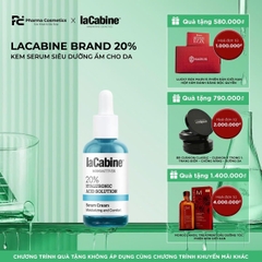 LACABINE BRAND 20% HYALURONIC ACID SOLUTION SERUM CREAM / KEM SERUM SIÊU DƯỠNG ẨM CHO DA