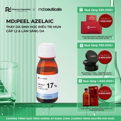 MD:PEEL AZELAIC 17% + SALICYLIC 20%  / THAY DA SINH HỌC ĐIỀU TRỊ MỤN CẤP 1,2 & LÀM SÁNG DA