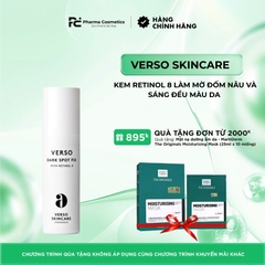 VERSO DARK SPOT FIX / KEM RETINOL 8 LÀM MỜ ĐỐM NÂU VÀ SÁNG ĐỀU MÀU DA ( THUẦN CHAY)