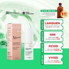NACOMI NEXT LEVEL CERAMIDES 5% / HUYẾT THANH DƯỠNG ẨM SÂU VÀ PHỤC HỒI HÀNG RÀO BẢO VỆ DA