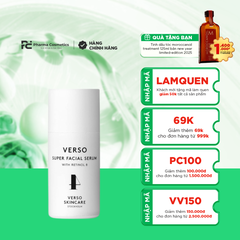 VERSO SUPER FACIAL SERUM / TINH CHẤT RETINOL 8 TRẺ HÓA DA TOÀN DIỆN