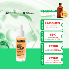 LACABINE 25% VIT-C COMPLEX 5 TUPES OF VITAMIN C / HUYẾT THANH LÀM SÁNG VÀ ĐỀU MÀU DA