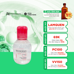 SENSIBIO H2O/DUNG DỊCH TẨY TRANG VÀ LÀM SẠCH MICELLAR (100ml)