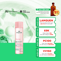 NUXE VERY ROSE 3IN1 SOOTHING MICELLAR WATER / NƯỚC TẨY TRANG DÀNH CHO DA KHÔ