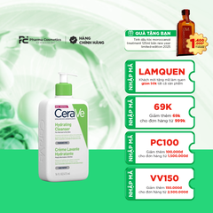 CERAVE HYDRATING CLEANSER / SỮA RỬA MẶT GIÚP LÀM SẠCH SÂU DÀNH CHO DA THƯƠNG VÀ DA KHÔ (473ML)
