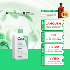 CERAVE FOAMING CLEANSER / SỮA RỬA MẶT DỊU NHẸ DÀNH CHO DA DẦU ( 473ML)