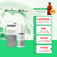 LACABINE CREMA FACIAL FLUIDA DARK SPOT CORRECTOR SPF50 / KEM CHỐNG NẮNG SPF50 TRẮNG DA MỜ NÁM