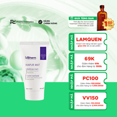 IVAPUR MAT MATIFYING CREAM/KEM DƯỠNG KIỀM DẦU DÀNH CHO DA DẦU, DA MỤN