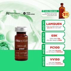 EKSEPTION RETIN-OIL PEEL 5ML / TINH CHẤT PEEL CĂNG BÓNG, TRẺ HÓA, GIẢM MỤN VÀ TRẮNG SÁNG DA 