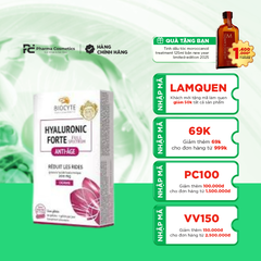 BIOCYTE HYALURONIC FORTE FULL SPECTRUM / VIÊN UỐNG GIÚP GIẢM NHĂN, CUNG CẤP ĐỘ ẨM CHO DA