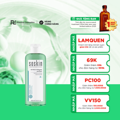 ( Date 9-2026 ) SOSKIN GENTLE PURIFYING CLEANSING GEL / GEL RỬA MẶT DIỆT KHUẨN(250ML)