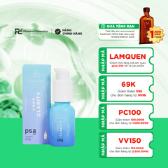 PSA SKIN LIQUID CLARITY / TINH CHẤT GIÚP ĐIỀU TRỊ MỤN CHO DA NHẠY CẢM, KÍCH ỨNG