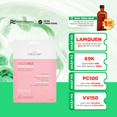 PURE & CARE NIACINAMIDE SHEET MASK / MẶT NẠ LÀM SÁNG VÀ CHỐNG OXY HÓA