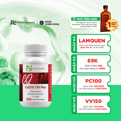 NZ PURE HEALTH COQ10 150 PLUS / VIÊN UỐNG BỔ TIM MẠCH, CHỐNG OXY HÓA