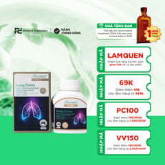 VITATREE LUNG DETOX ( DETOX PHỔI) / VIÊN UỐNG GIẢM CÁC TRIỆU CHỨNG HO, TĂNG SỨC ĐỀ KHÁNG CHO CƠ THỂ
