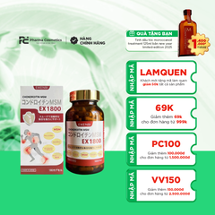EIKENBI CHONDROITIN MSM EX 1800 / VIÊN UỐNG HỖ TRỢ BỔ XƯƠNG KHỚP SỤN CÁ MẬP CAO CẤP