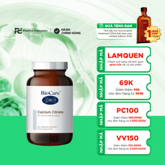 CANXI BIOCARE CALCIUM CITRATE / BỔ SUNG CANXI HỮU CƠ