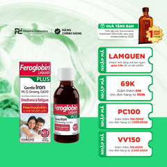 VITABIOTICS FEROGLOBIN LIQUID / SIRO BỔ MÁU CHO TRẺ EM