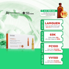 BABE VITAMIN C+ AMPOULE / HUYẾT THANH LÀM SÁNG, MỊN, ĐỀU MÀU DA