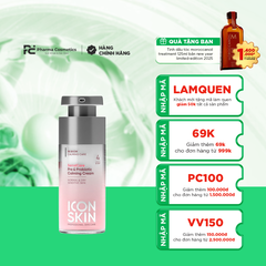 ICON SKIN SENSICARE PRE&PROBIOTIC CALMING CREAM / KEM DƯỠNG LẬP TỨC LÀM ẨM LÀN DA KHÔ NHẠY CẢM VÀ PHỤC HỒI HÀNG RÀO BẢO VỆ, NHANH CHÓNG LOẠI BỎ BONG TRÓC 