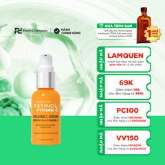 HCPHARMACY VITAMIN C SERUM / HUYẾT THANH TRỊ NÁM, ĐỐM NÂU LÀM SÁNG RETINOL + VITAMIN C 
