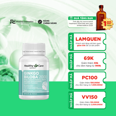 HEALTHY CARE GINKGO BILOBA 2000 / VIÊN UỐNG BỔ NÃO