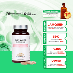 SANTERRA SKIN WHITE EXCELLENCE / VIÊN UỐNG TRẮNG DA ( THUẦN CHAY)