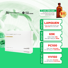 NANOMD BRIT-N 2.0 / VIÊN UỐNG TRẮNG DA GIÚP LÀN DA SÁNG KHỎE TỰ NHIÊN (THUẦN CHAY))
