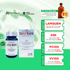 VIÊN UỐNG TRIPLE WHITE LÀM SÁNG, MỜ THÂM NÁM, ĐỀU MÀU DA VÀ CHỐNG OXY HÓA