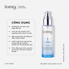 IOMA PARIS CITY MIST / SERUM DẠNG XỊT CHỐNG ÁNH SÁNG XANH, CẤP ẨM CHO DA