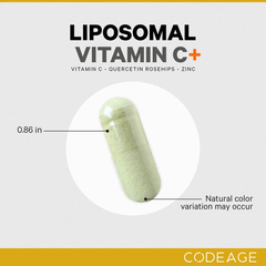 CODEAGE LIPOSOMAL VITAMIN C+ / VIÊN UỐNG CHỐNG OXY HÓA, LÀM SÁNG DA