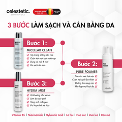 CELESTETIC MICELLAR CLEAN / NƯỚC TẨY TRANG DÀNH CHO MỌI LOẠI DA