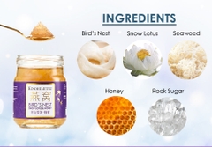 KINOHIMITSU BIRD’S NEST WITH SNOW LOTUS & HONEY / NƯỚC YẾN THƯỢNG HẠNG CHỐNG LÃO HÓA, TRƯƠNG THỌ
