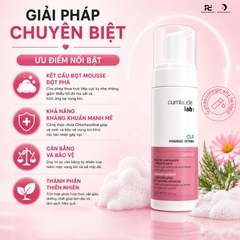 Cumlaude Lab CLX Intimate Hygiene Cleansing Mousse: Bọt Vệ Sinh Phụ Khoa  Làm Sạch Nhẹ Nhàng, Kháng Khuẩn & Bảo Vệ Vùng Kín