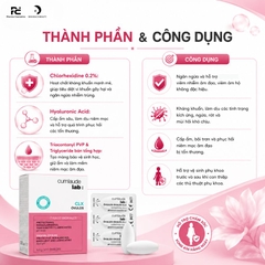 Cumlaude Lab CLX Vaginal Ovules: Viên Đặt Âm Đạo Kháng Khuẩn & Phục Hồi Niêm Mạc