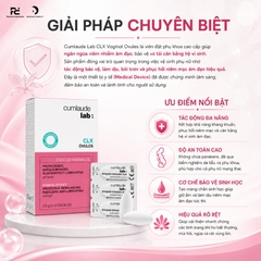 Cumlaude Lab CLX Vaginal Ovules: Viên Đặt Âm Đạo Kháng Khuẩn & Phục Hồi Niêm Mạc