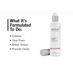 NEOVA MICROFOLIANT CLEANSER (Alpha-Beta-Retinol) / SỮA RỬA MẶT TẨY TẾ BÀO CHẾT, LÀM SẠCH LỖ CHÂN LÔNG