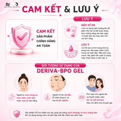 Deriva-BPO Gel: Giải Pháp Giảm Mụn Trứng Cá, Kháng Viêm Và Giải Phóng Lỗ Chân Lông