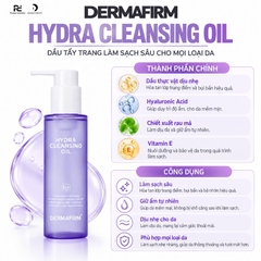 DERMAFIRM HYDRA CLEANSING OIL / DẦU TẨY TRANG LÀM SẠCH SÂU CHO MỌI LOẠI DA