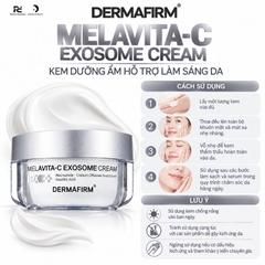 DERMAFIRM MELAVITA-C EXOSOME CREAM / KEM DƯỠNG ẨM HỖ TRỢ LÀM SÁNG DA