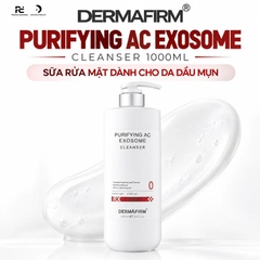 DERMAFIRM PURIFYING AC EXOSOME CLEANSER / SỮA RỬA MẶT CHO DA DẦU MỤN 1000ml